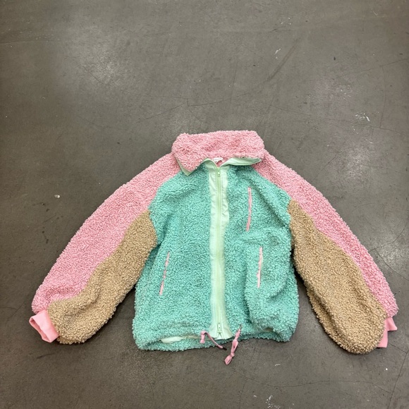 For Love And Lemons Pastel Sherpa Jacket - Picture 2 of 4